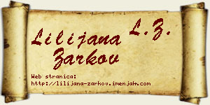 Lilijana Žarkov vizit kartica